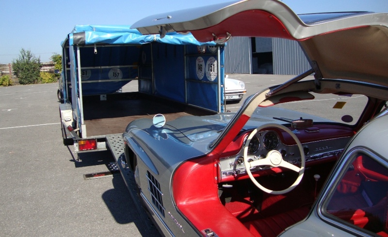 Oldtimer Transport Mercedes 300SL