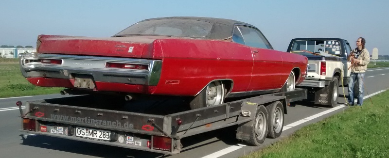 Oldtimer Transport 70 Plymouth Sport Fury GT