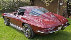 66 Corvette milano maroon