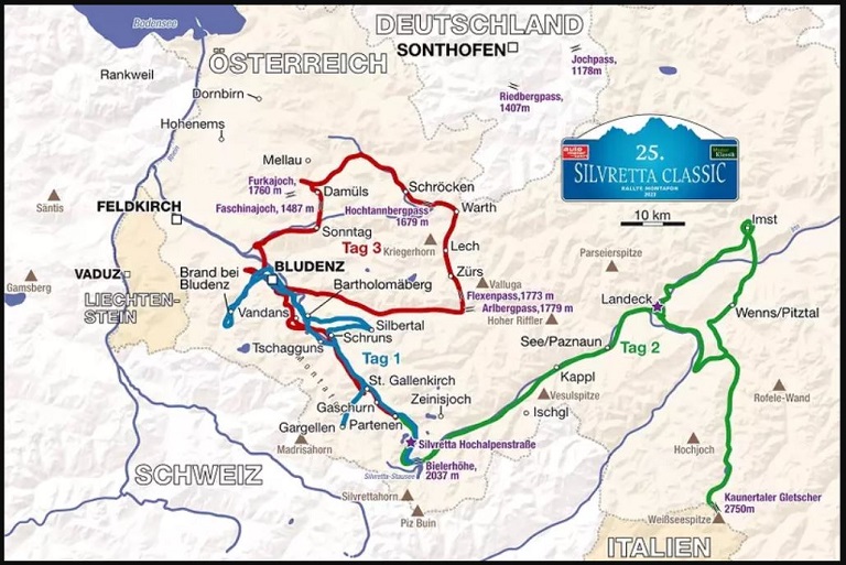 Silvretta 2023 Streckenverlauf